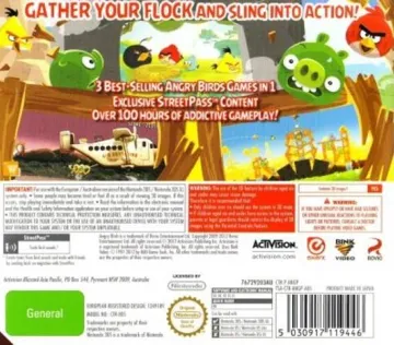 Angry Birds Trilogy (Europe) (En,Fr,De,Es,It) box cover back